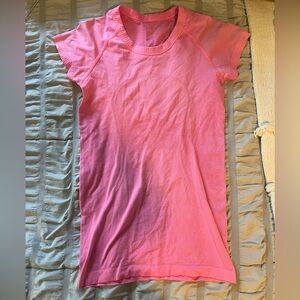 Pink Lululemon Swiftly Tech Shirt